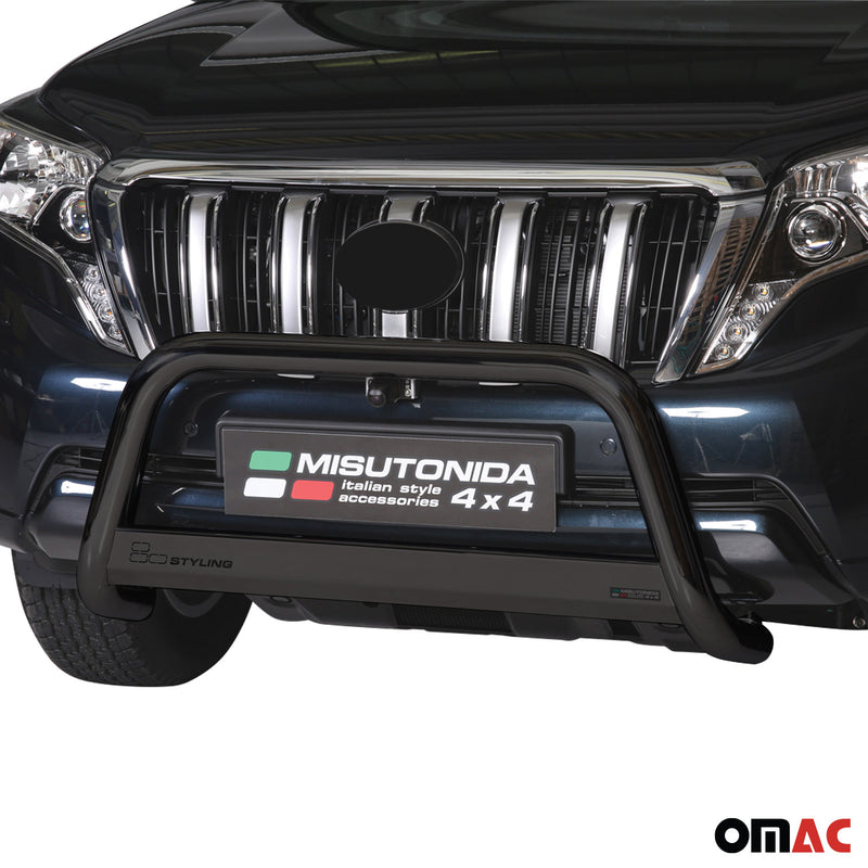 Barra di protezione anteriore per Toyota Land Cruiser Prado J150 2014-2017 ø63 Nero 