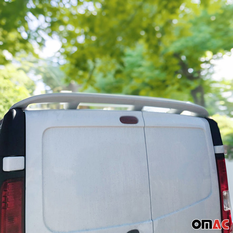 Spoiler posteriore alettone posteriore labbro posteriore per Renault Trafic 2001-2010 ABS Bianco 1 pz 