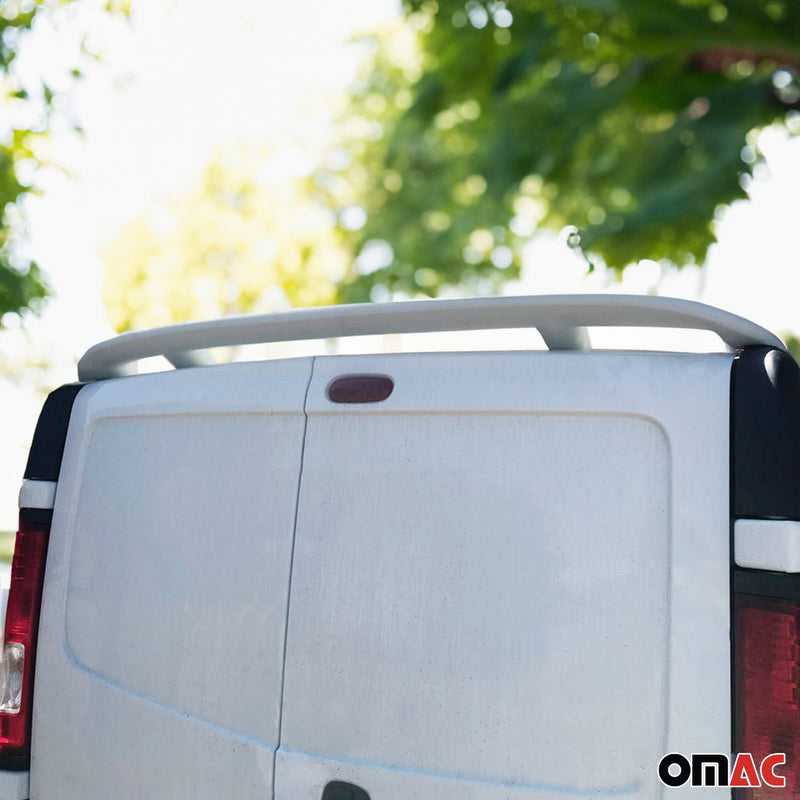 Spoiler posteriore alettone posteriore labbro posteriore per Renault Trafic 2001-2010 ABS Bianco 1 pz 