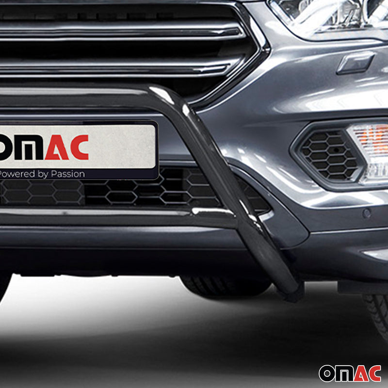 Protezione anteriore per Ford Kuga 2017-2025 ABE bull bar in acciaio nero 