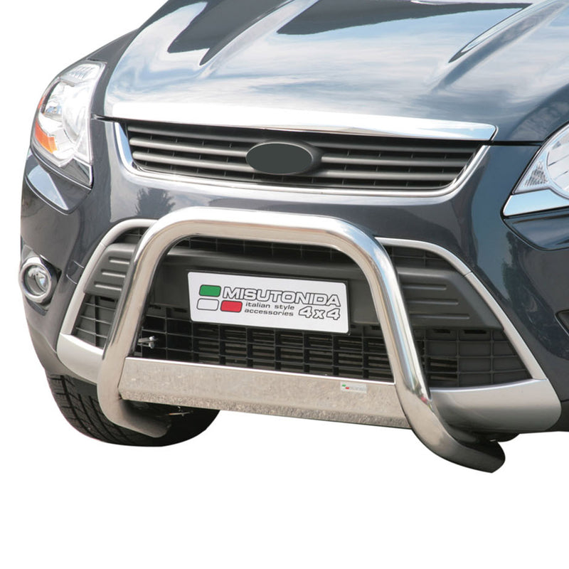 Protezione anteriore per Ford Kuga 2008-2012 ø63mm acciaio argento 