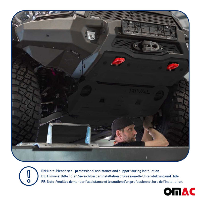 Protezione antincastro, protezione motore, protezione cambio per Nissan Navara D23 NP300 2.5D/ 2.3D 2015-2024 kit di installazione
