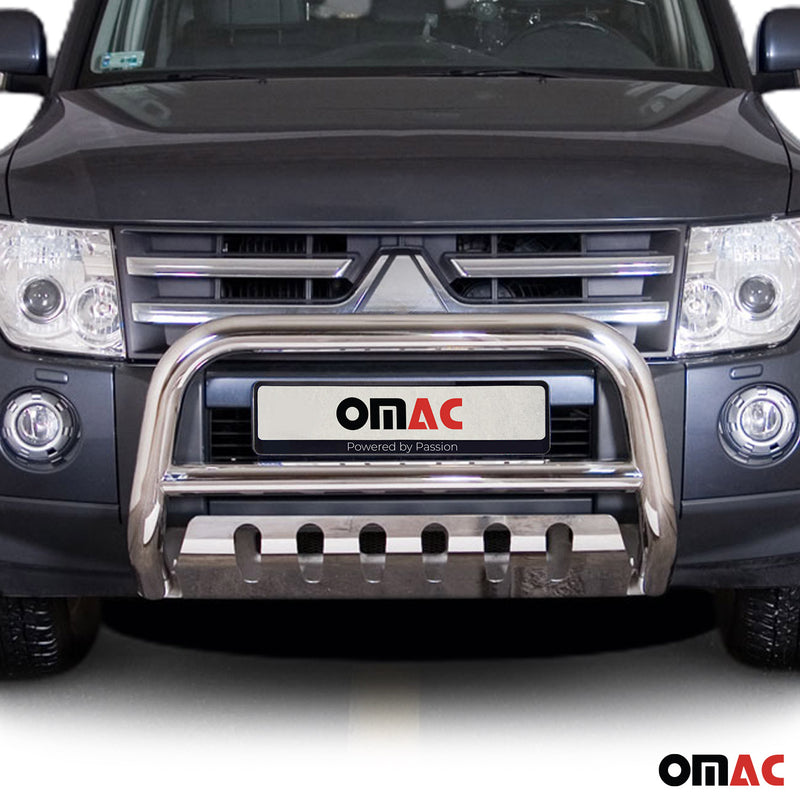 Protezione anteriore per Subaru Pajero 2007-2014 ABE acciaio inossidabile argento 