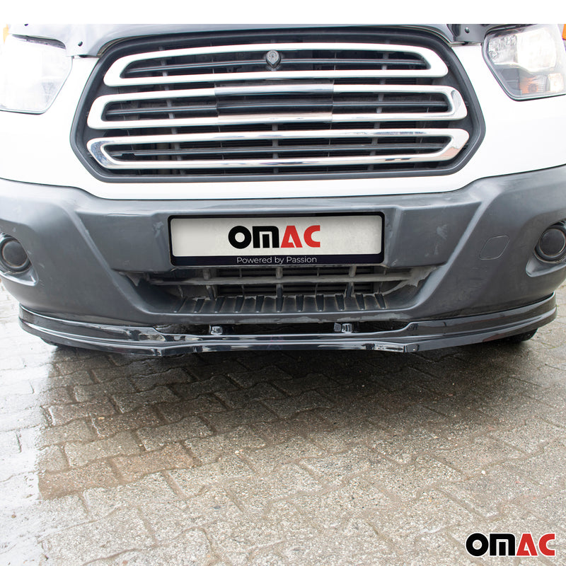 Spoiler anteriore per paraurti anteriore per Ford Transit 2015-2019 ABS Nero