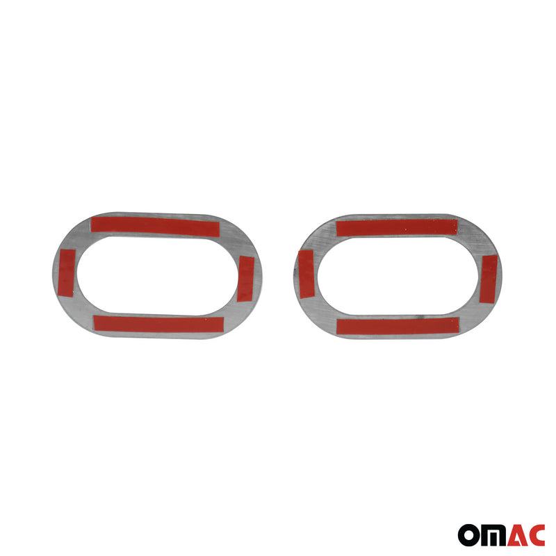Cornice indicatore di direzione, copertura indicatore di direzione per Dacia Lodgy 2013-2024 acciaio inox argento 2x