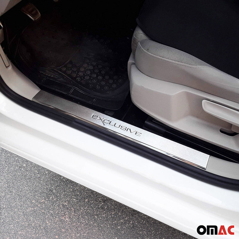 Soglie porte Exclusive per VW Golf mk6 2009-2013 in acciaio inox 2 pezzi 