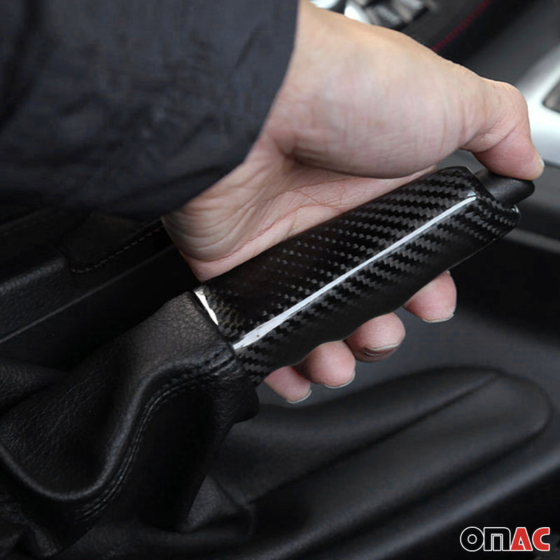 Leva freno a mano per BMW Serie 3 E46 1998-2005 in fibra di carbonio nera 1 pezzo