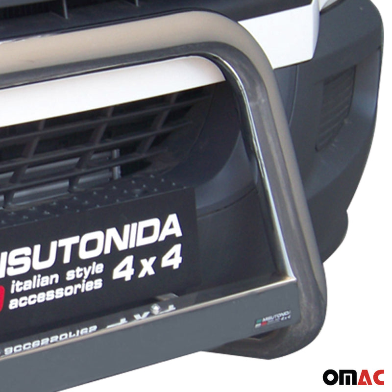 Protezione anteriore per VW Crafter 2011-2016 ø63mm acciaio argento 
