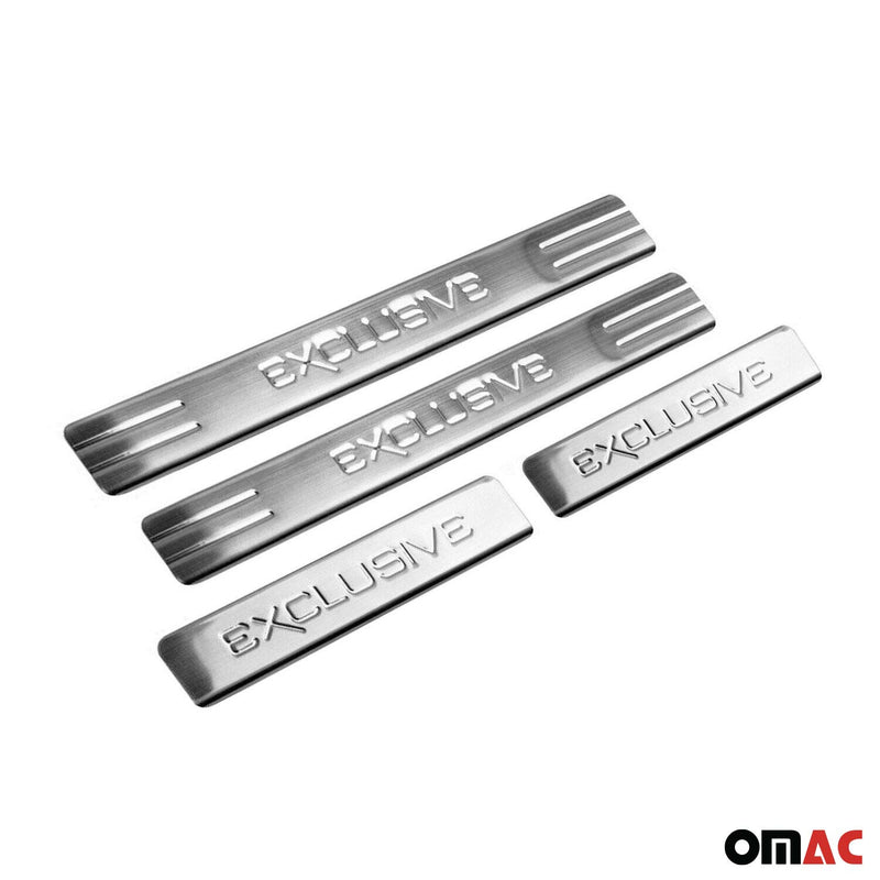 Soglie porte esclusive per Skoda Yeti 2009-2017 in acciaio inox 4x