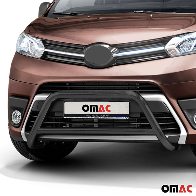 Protezione anteriore per Toyota Proace 2016-2022 con ABE acciaio nero 