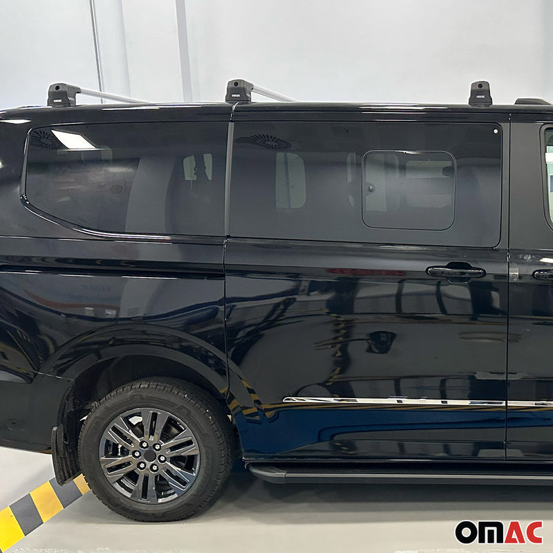Dachträger Grundträger für Ford Transit Tourneo Custom 2023-2025 Alu Silber 3x