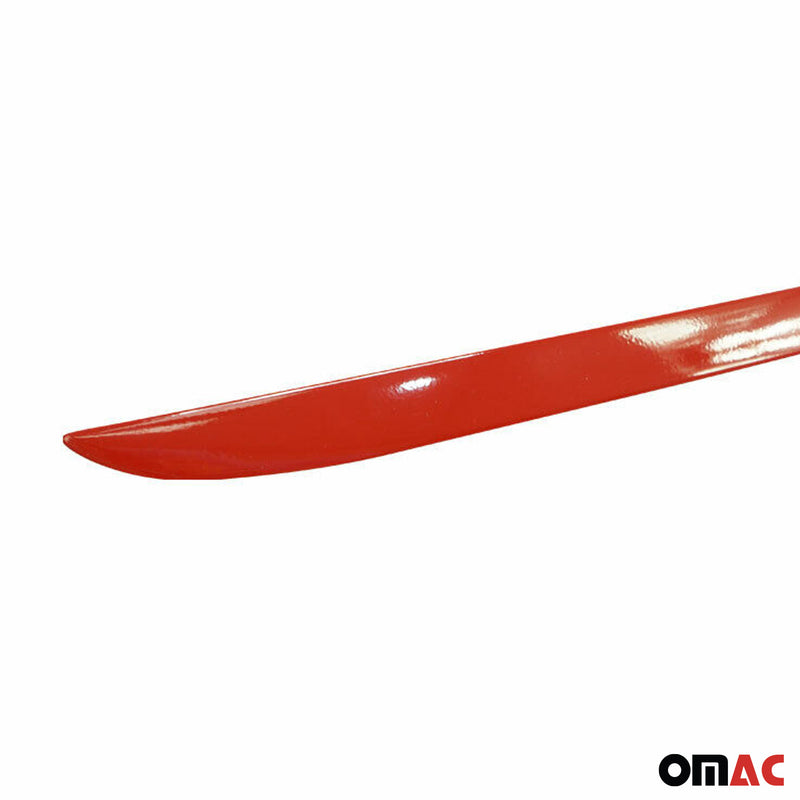 Modanatura del portellone posteriore per Renault Clio 2012-2019 in acciaio inox rosso 1 pezzo