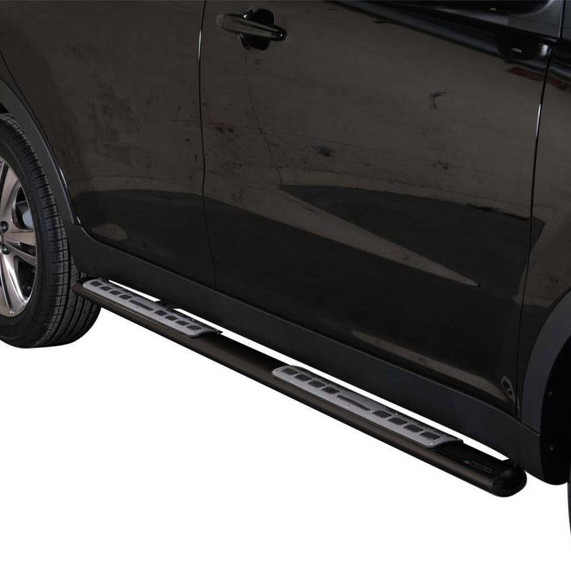 Minigonne laterali in acciaio inossidabile per Ssangyong Korando 2011-2019 Nero