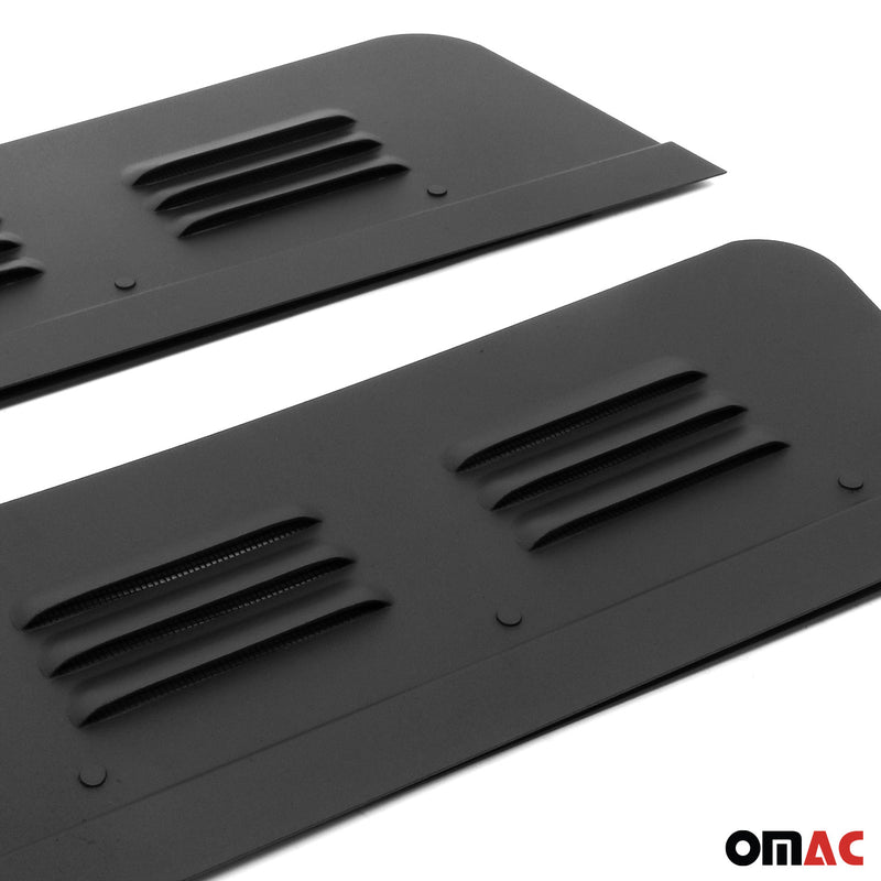 Griglia di ventilazione per Ford Transit 2014-2025 alluminio nero 2 pezzi 