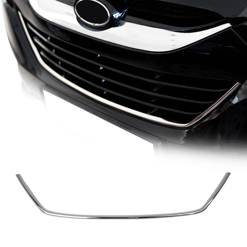 Strisce griglia per Hyundai ix35 2010-2015 in acciaio inox argento