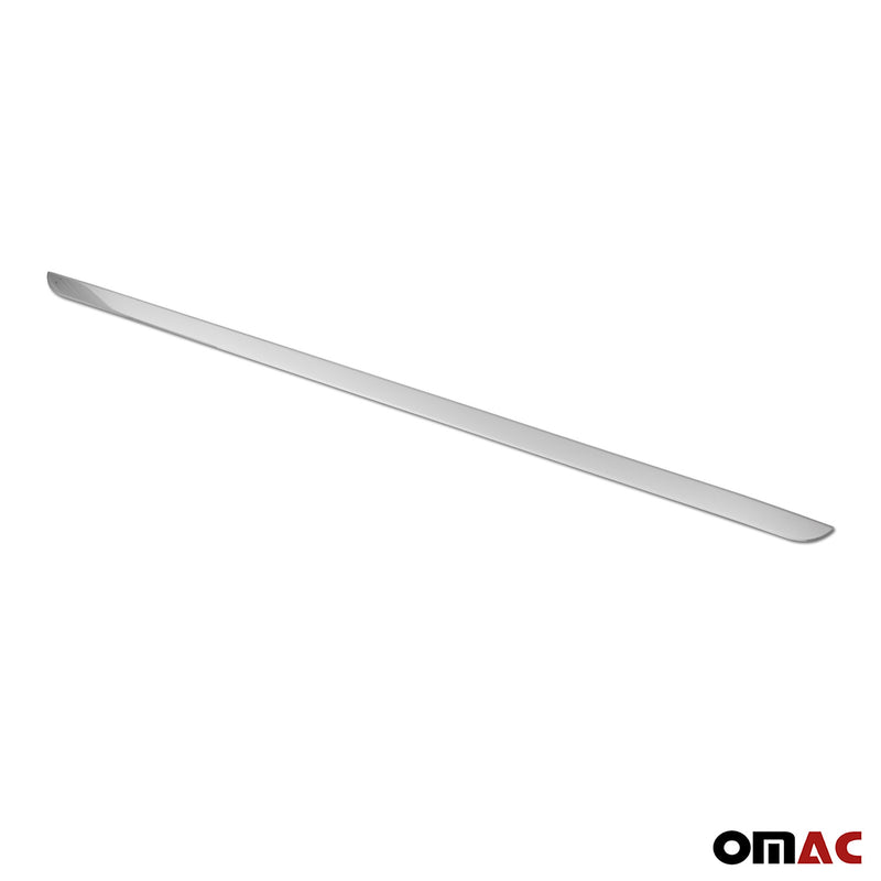 Modanatura posteriore baule per Opel Combo D Fiat Doblo inferiore in acciaio inox cromato 