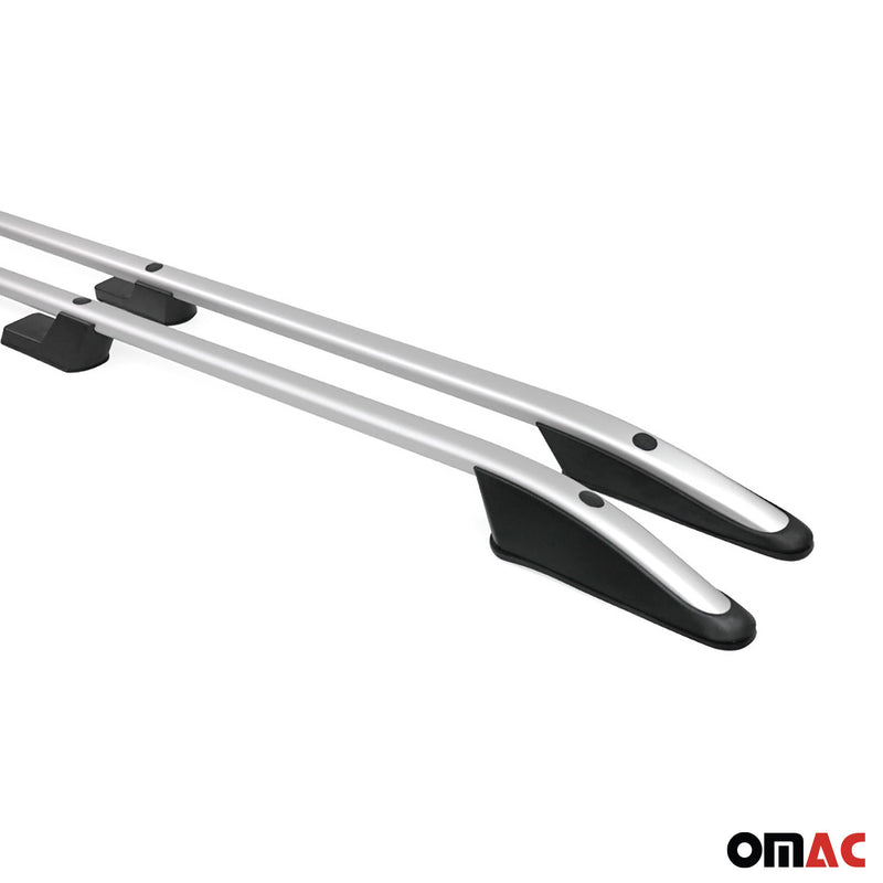 Barre portatutto in alluminio per Renault Trafic Opel Vivaro 2001-2014 L2 Grigio Lungo ABE