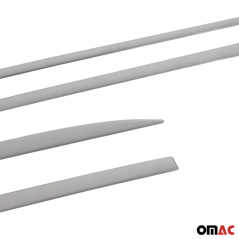 Striscia di protezione per portiera laterale, strisce per portiera per Nissan Micra 2017-2025 Cromate 4x 
