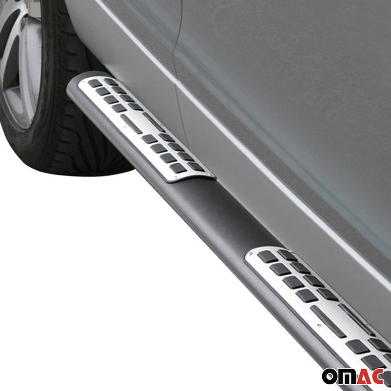 Minigonne laterali in acciaio per Audi Q7 4L 2006-2015 Nero