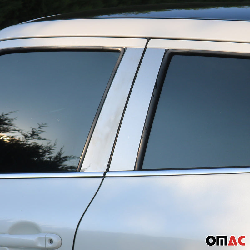 Rivestimento del montante della porta del montante B per Cadillac Escalade 2006-2015 in acciaio inossidabile, 4 pezzi