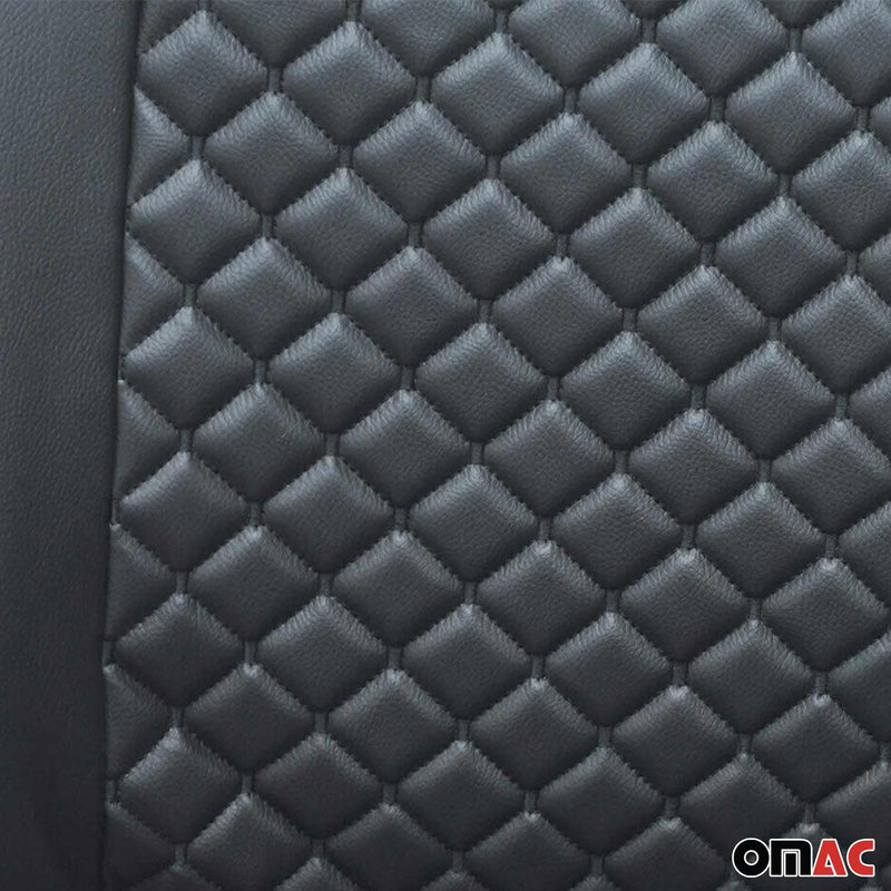 Coprisedili per Ford Transit 2010-2013 in similpelle nera 1 pezzo
