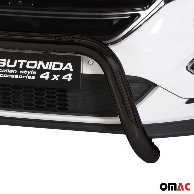 Protezione anteriore per Ford Edge 2014-2018 ø76mm acciaio nero 