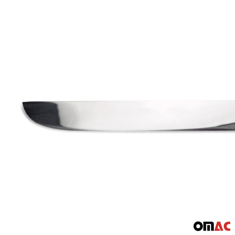 Modanatura per portellone posteriore per Fiat 500 2007-2015 in acciaio inox cromato 1 pz. 