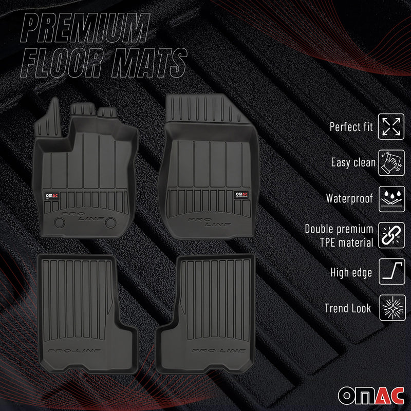 Tappetini Dacia Sandero 2012-2020 TPE Nero 4 pezzi