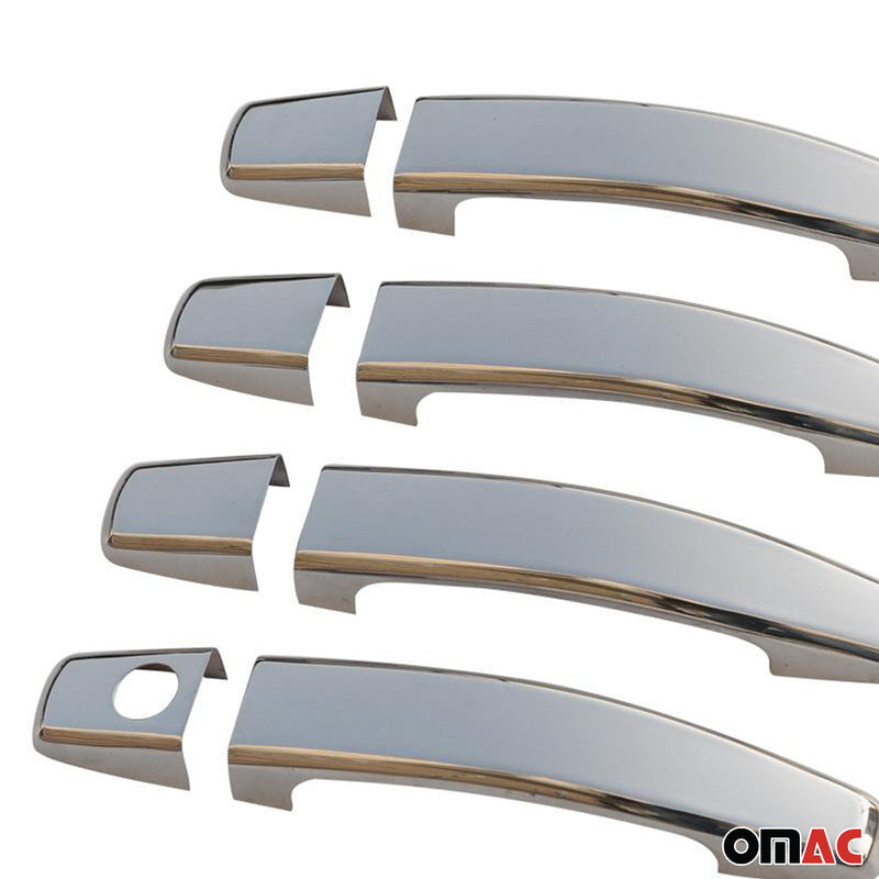 Copri maniglia porta, copri maniglia porta per Opel Antara 2006-2017 in acciaio inox argento 8 pezzi