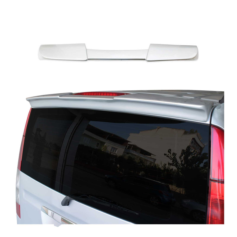Spoiler posteriore, spoiler sul tetto, labbro posteriore per Mercedes Vito W639 2003-2014 verniciato grigio 