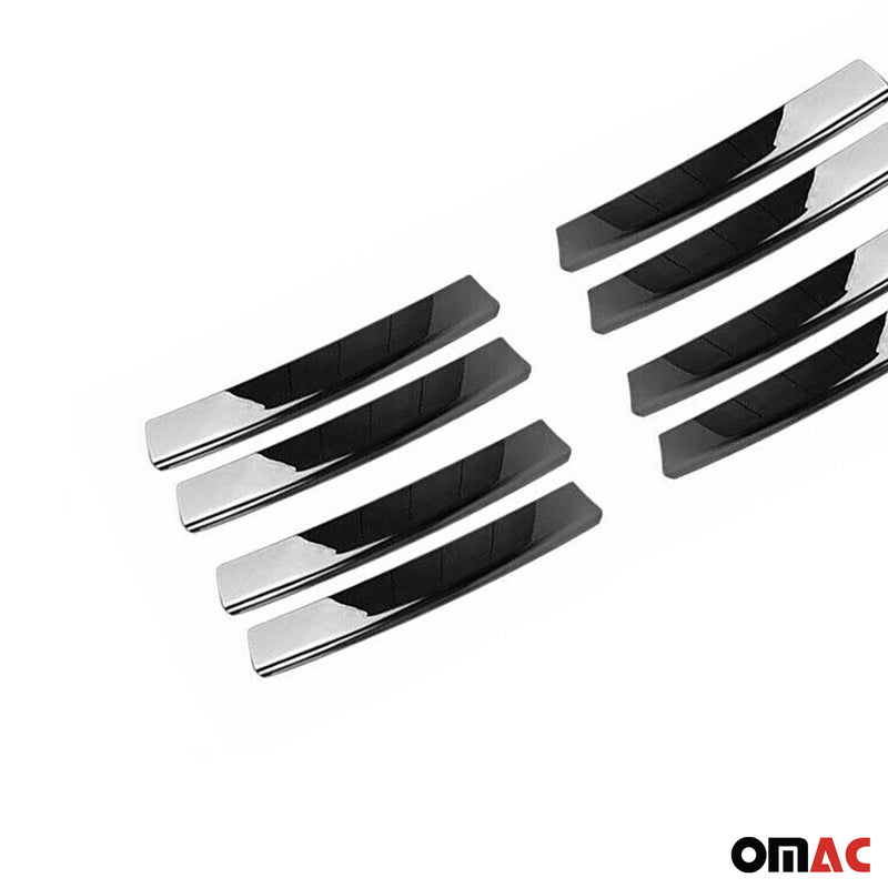 Strisce per griglia radiatore per VW Bora 1998-2005 in acciaio inox argento 8 pezzi 