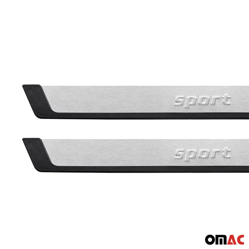 Soglie delle portiere sportive per Tesla Model 3 Modello XSY Sport cromate spazzolate 2x