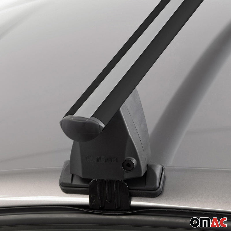 Base portapacchi Menabo per Acura MDX YD3 2013-2020 ABE alluminio nero 2x