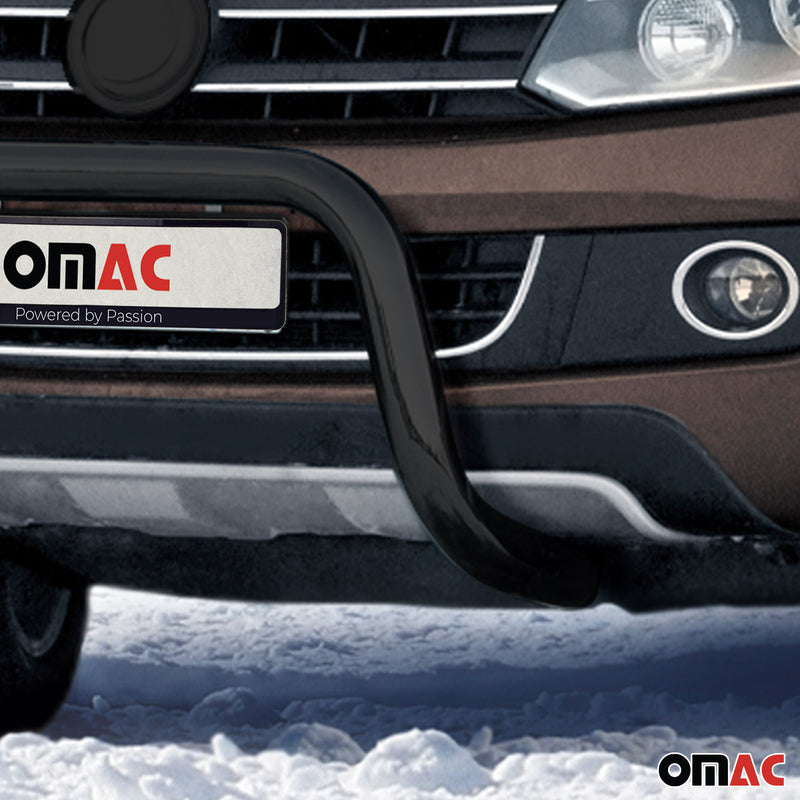 Protezione anteriore per VW Amarok 2016-2021 con bull bar nero ABE