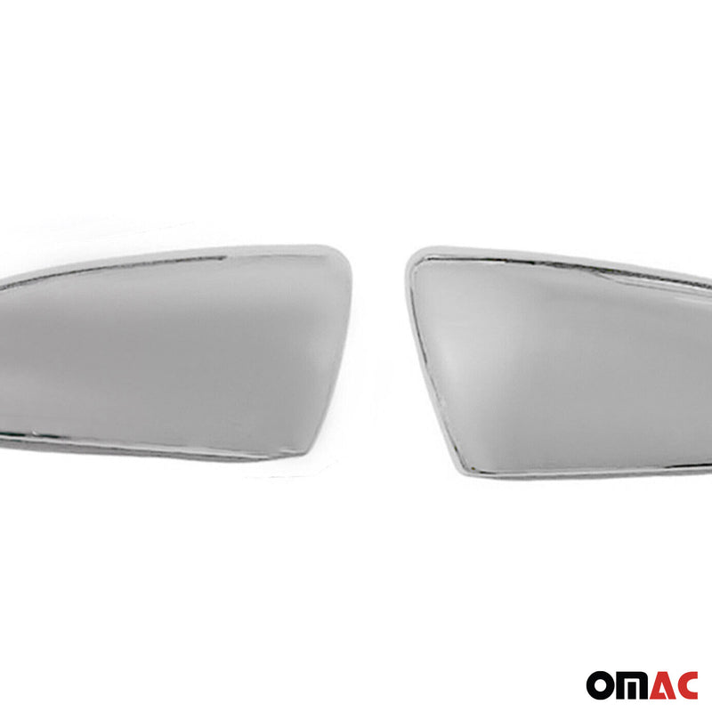 Calotte specchietti retrovisori per Kia Venga 2010-2025 in acciaio inox argento 2 pezzi