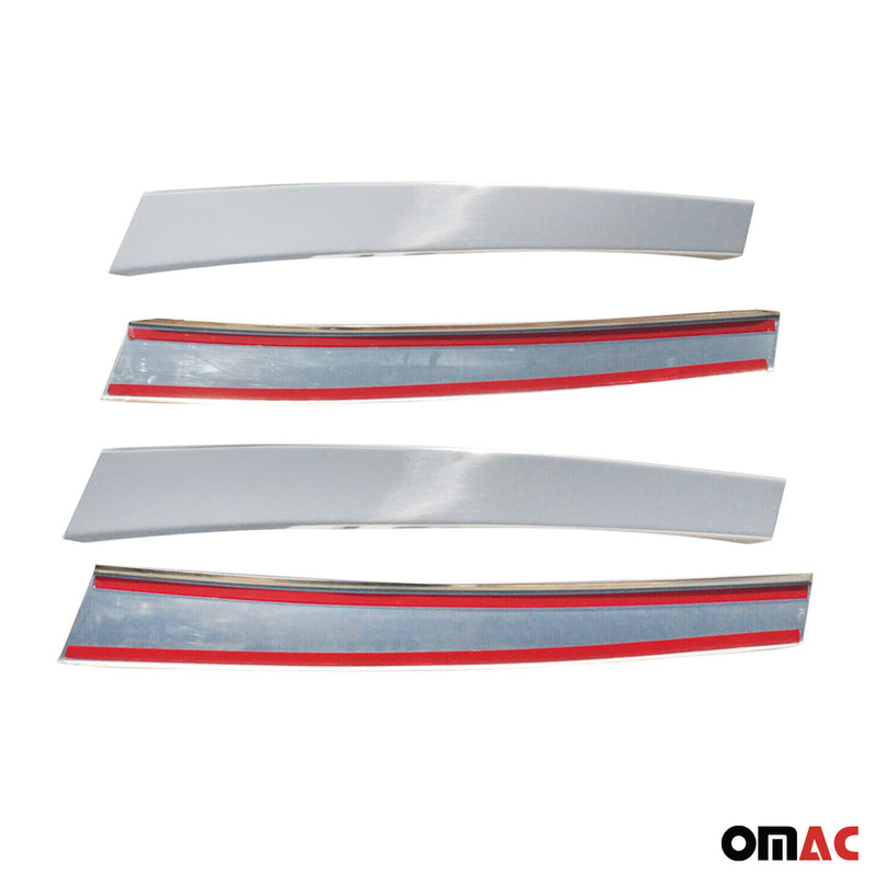 B-Säule Türsäulen Verkleidung für BMW 3er E36 1990-2000 Edelstahl Silber 4tlg