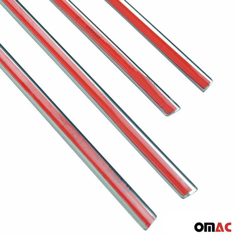 Strisce decorative per finestrini per Chevrolet Aveo 2012-2021 hatchback cromate, 4 pezzi