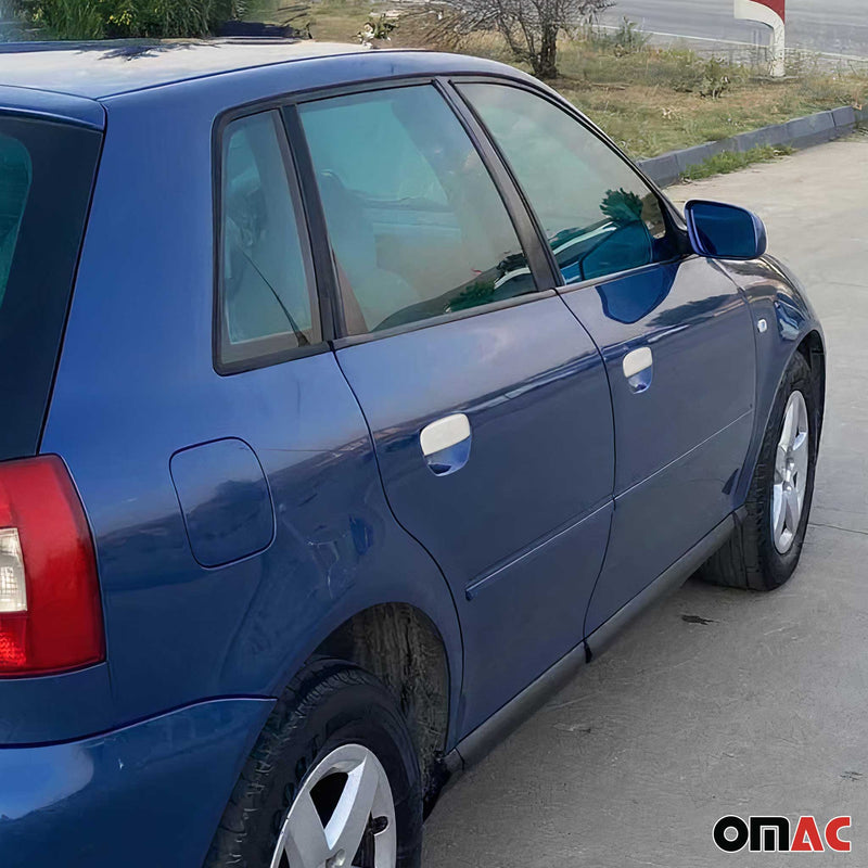 Türgriff Blende Türgriffkappen für Audi A3 8L1 1996-03 4tür Edelstahl Silber 6x