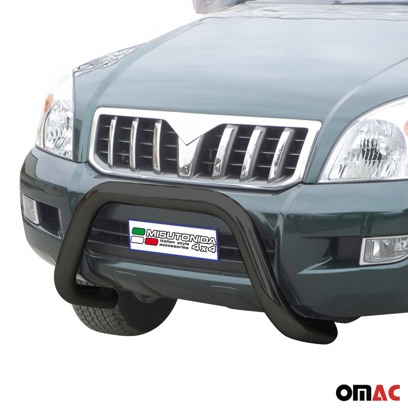 Protezione anteriore per Toyota Land Cruiser KDJ120 2003-2008 ø76 Nero 
