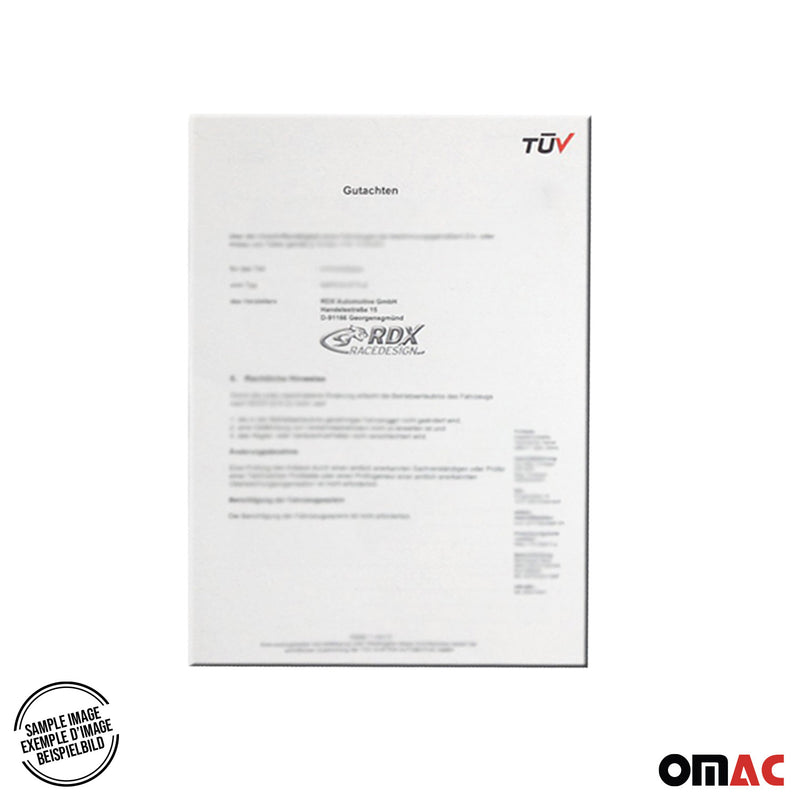 Protezione antigraffio per minigonne laterali RDX per Peugeot 207 3 5 porte 2006-2023 ABS