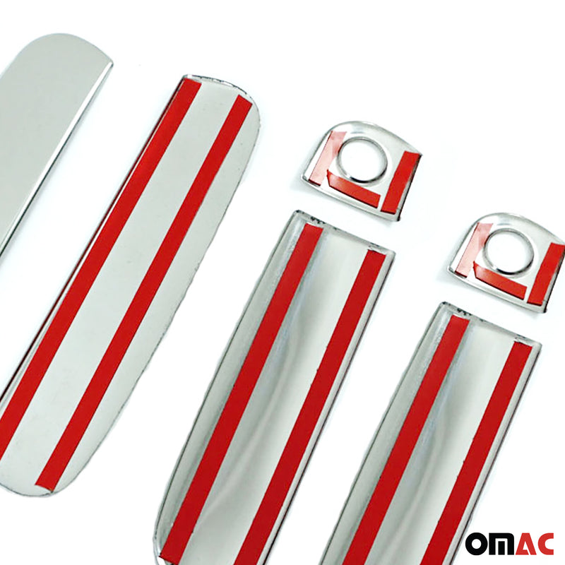Copri maniglia porta, copri maniglia porta per Audi A4 B5 berlina 1994-2001 in acciaio inox 6 pezzi