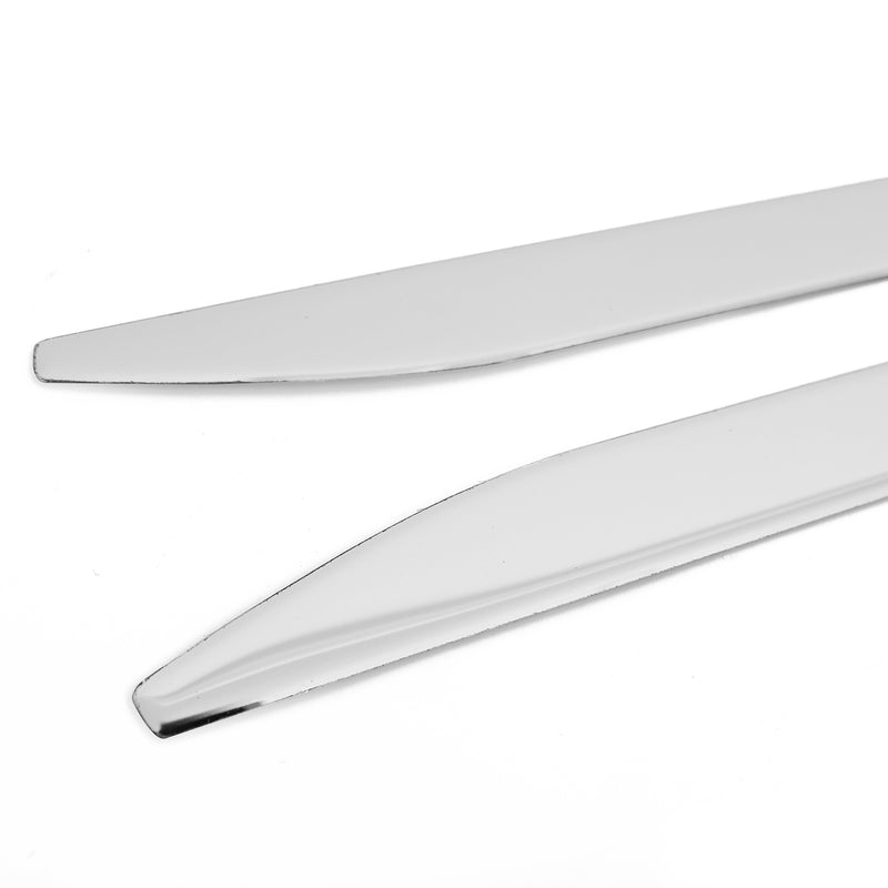 Listelli decorativi per portiere laterali per Renault Clio 5 FL 2023-2025 in acciaio inox cromato