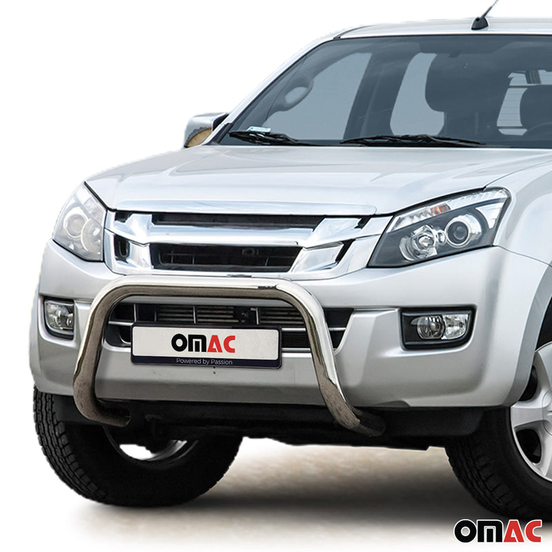 Protezione anteriore per Isuzu D-Max 2012-2019 con bull bar ABE argento
