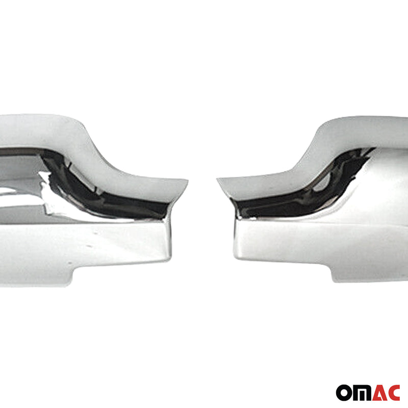 Calotte specchietti retrovisori per Renault Scenic 2003-2009 cromate ABS argento