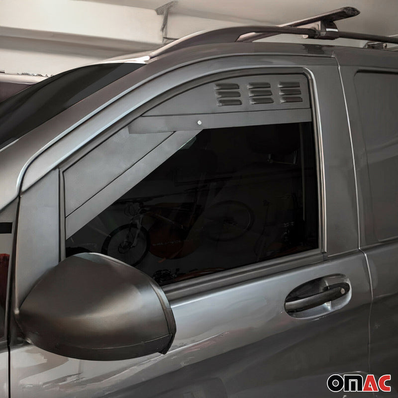 Griglia di ventilazione cabina di guida per camper Mercedes Vito W639 2003-2014 in alluminio, 2 pezzi