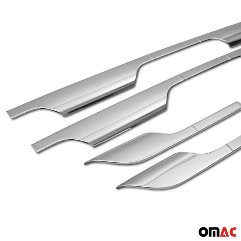 Striscia di protezione per porta laterale per Dacia Duster 2018-2021 in acciaio inox cromato 6x 