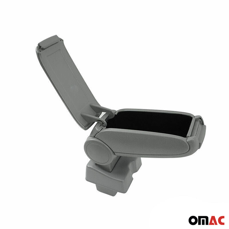 Mittelarmlehne Armlehne für Skoda Rapid Limo 2012-2019 PU-Leder ABS Grau