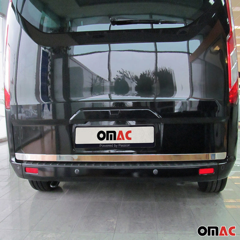 Modanatura posteriore del bagagliaio per Ford Transit Tourneo Custom inferiore in acciaio inox
