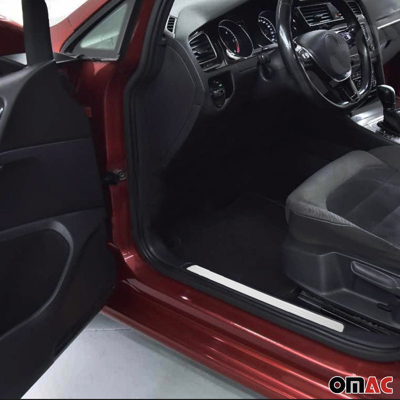 Protezioni battitacco per VW Golf 7 2012-2025 in acciaio inox, 4 pezzi