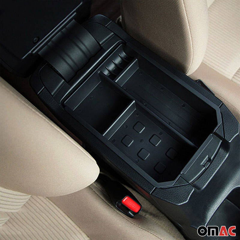 Box portaoggetti centrale per bracciolo Toyota RAV4 2013-2018 ABS Nero 